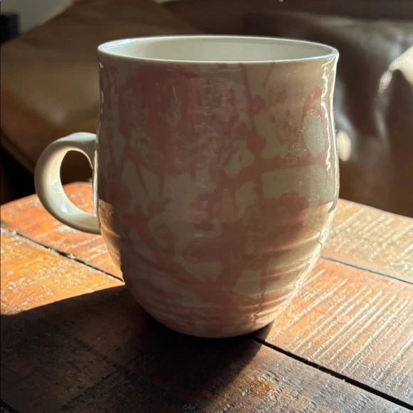 Anthropologie Pink Monogrammed Mug - Picture 2 of 4